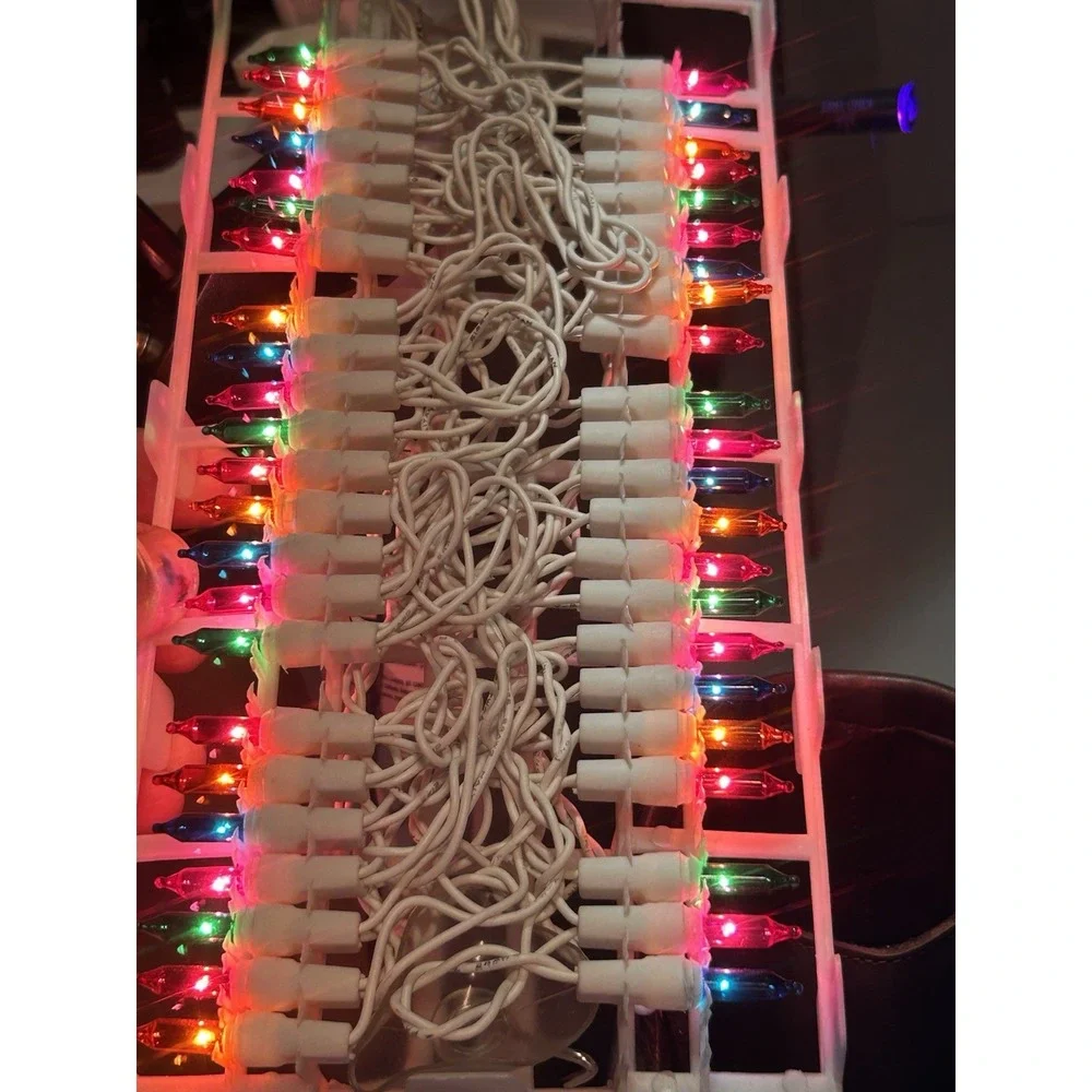 Vintage Holiday Lite 45‎ Lite Icicles Multicolored Lights Lot Of 2